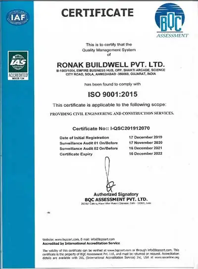 ISO Certificate