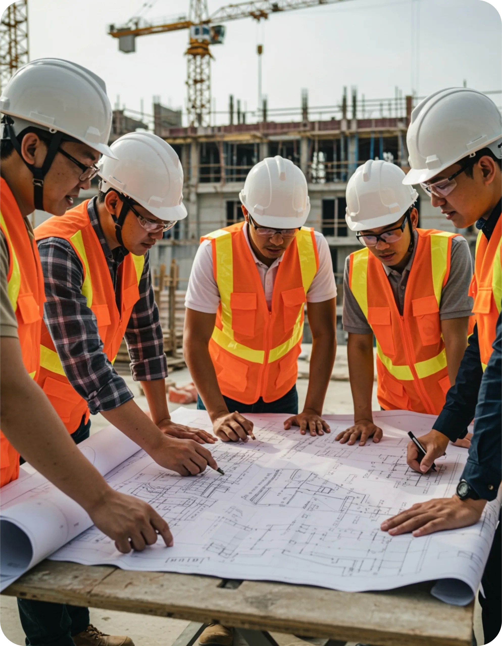 Ronak Buildwell professional staff team