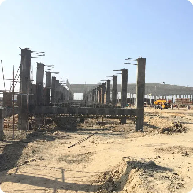Ronak Buildwell strength and expertise in industrial construction